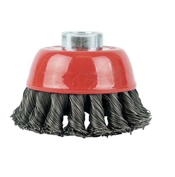 Tork Craft - Wire Cup Brush Twisted 80mmxm14 Bulk - 2 Pack