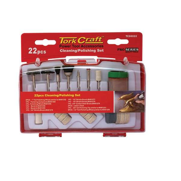 Tork Craft - Cleaning & Polishing Set 22 Piece Mini - 2 Pack