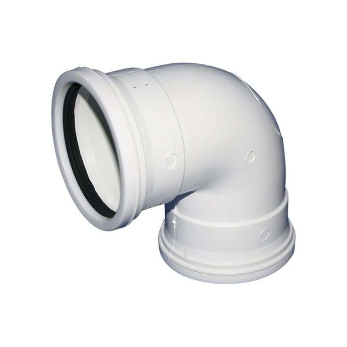 Waste Bend 87.5Deg Sv Pl 110mm - 2 Pack