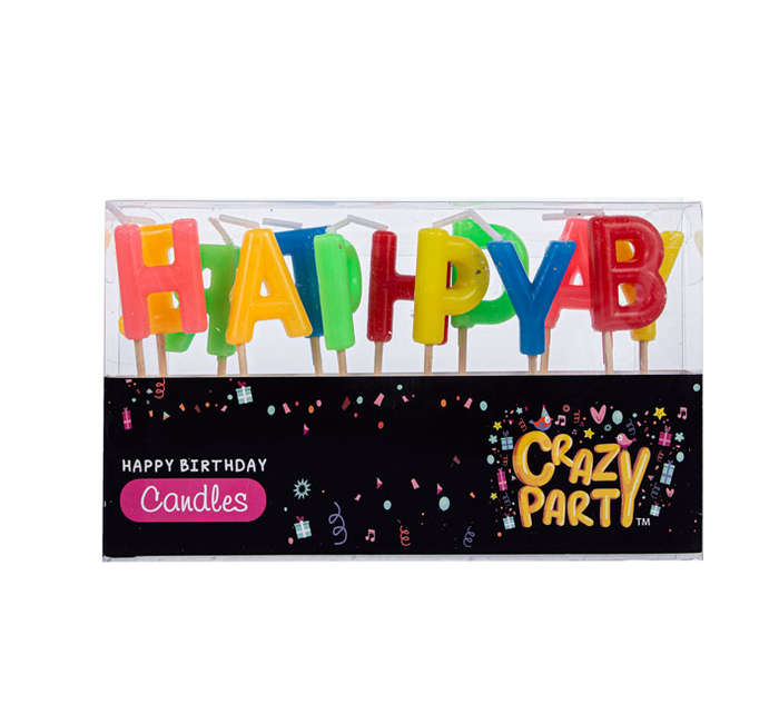 Birthday Candles - 13 Piece - Letters