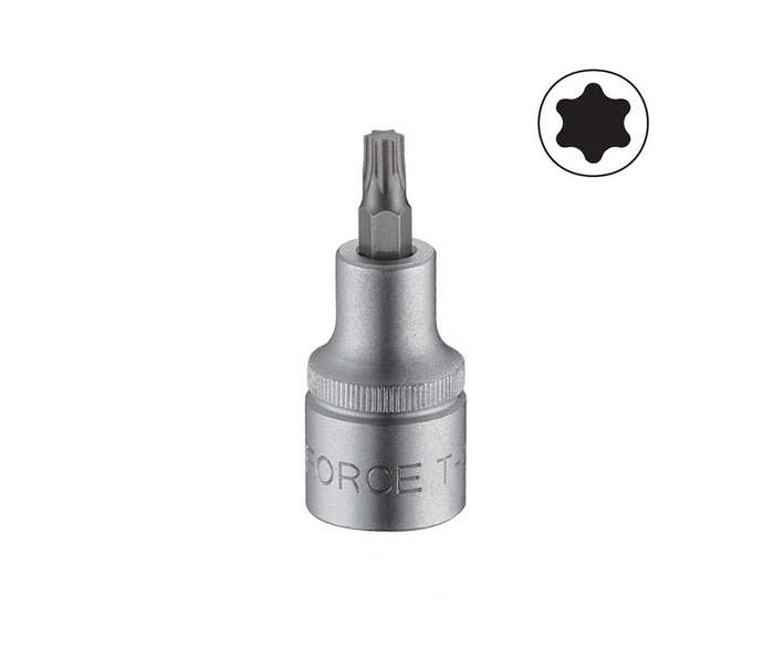 Force - Torx Tamperproof Socket Bit - T60 - 3/8 Dr - 2 Pack