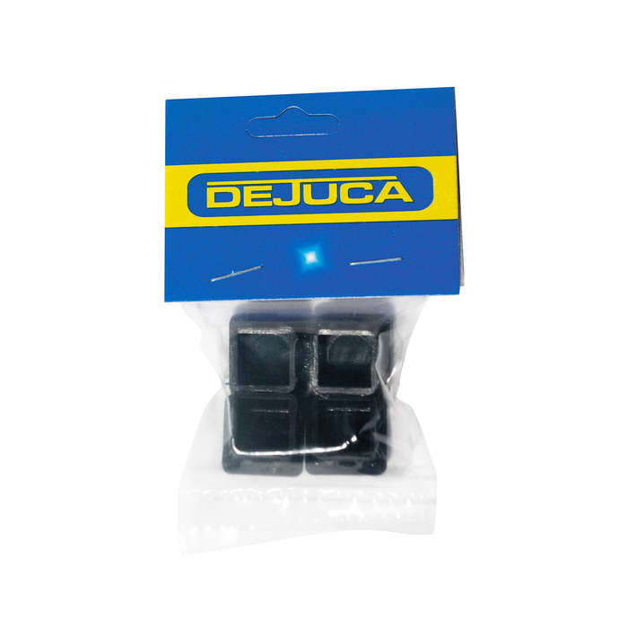 Dejuca - Plugs - Square - Insert - Pvc - 38mm - 4/pkt - 2 Pack