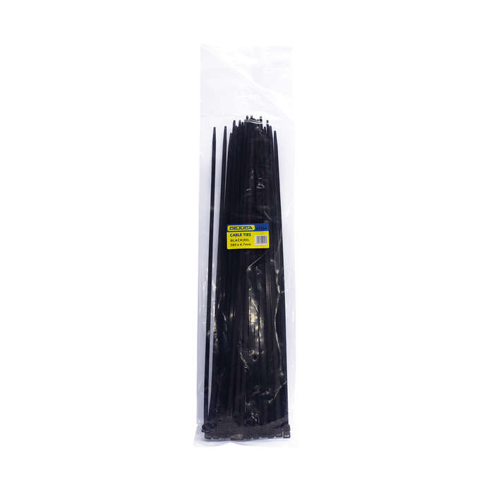 Dejuca - Cable Ties - Black - 380mm X 4.7mm - 50/pkt - 2 Pack