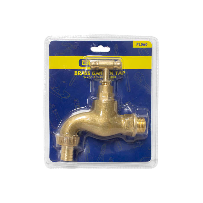 Dejuca - Garden Tap - Brass - Lp - 1/2 X 3/4 Inch - 1/2 Inch Conn. - 2 Pack