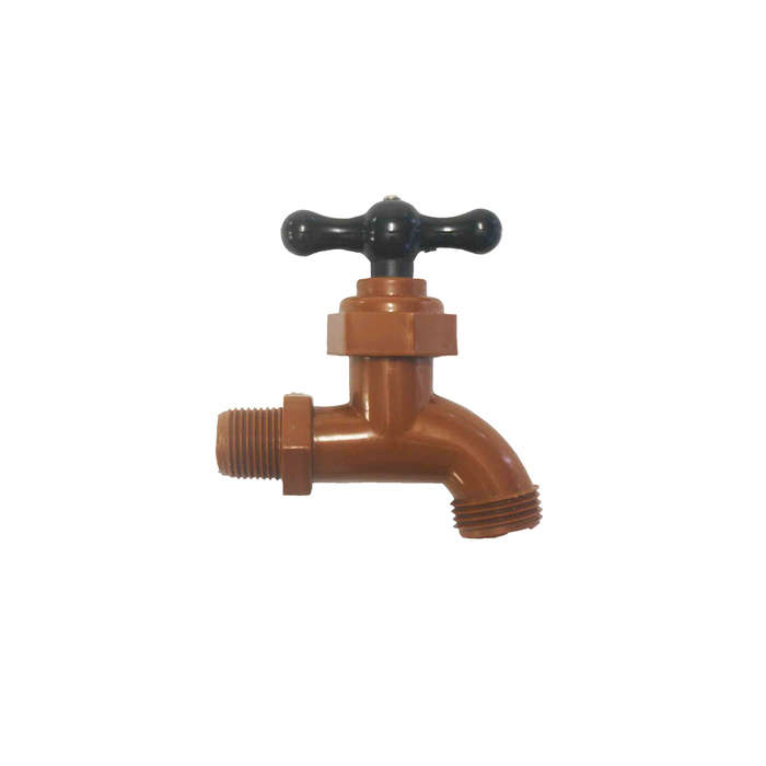 Plastic Tap - 1/2 X 3/4 Inch - 2 Pack