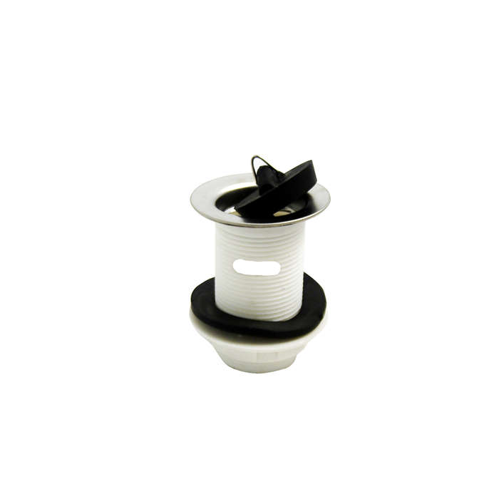 Basin Waste Pvc + Plug Slotted