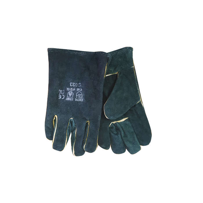Welding Glove - Leather - Open Cuff - 27cm - 2 Pack