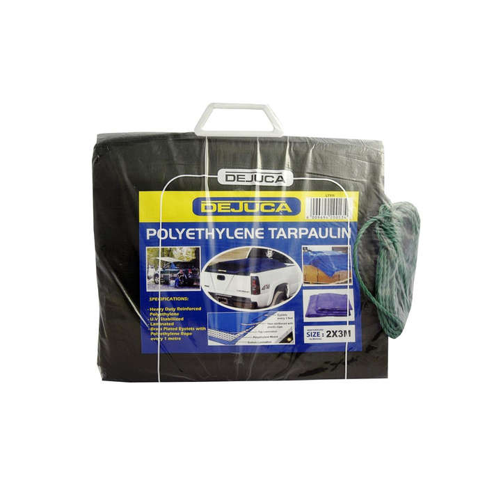 Dejuca - Polytarp - Green - Approx 2m X 3m - 180gsm