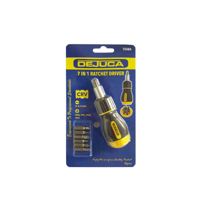 Dejuca - Ratchet Driver - 7 in 1 - 2 Pack