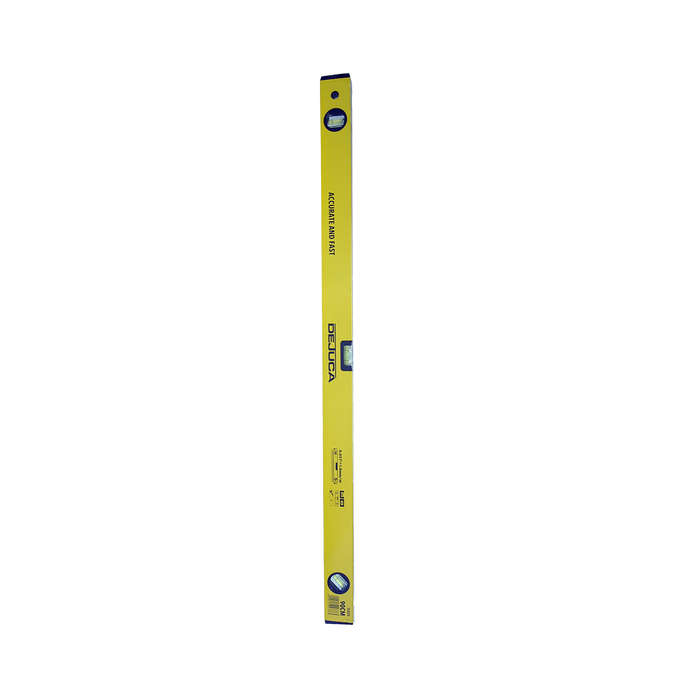Dejuca - Spirit Level - Aluminum - 3 Vial - 1.5mm - 900mm - 2 Pack