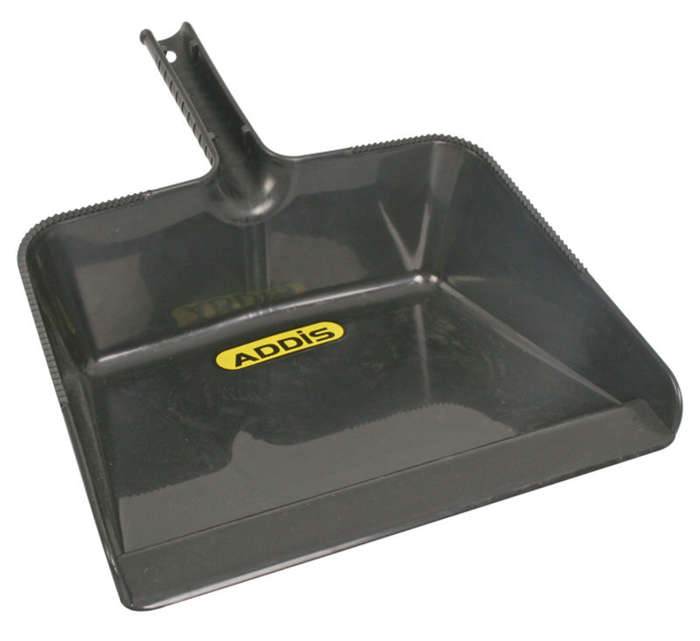 Dustpan - BPA-Free Plastic - Grey - Jumbo - Single - 2 Pack