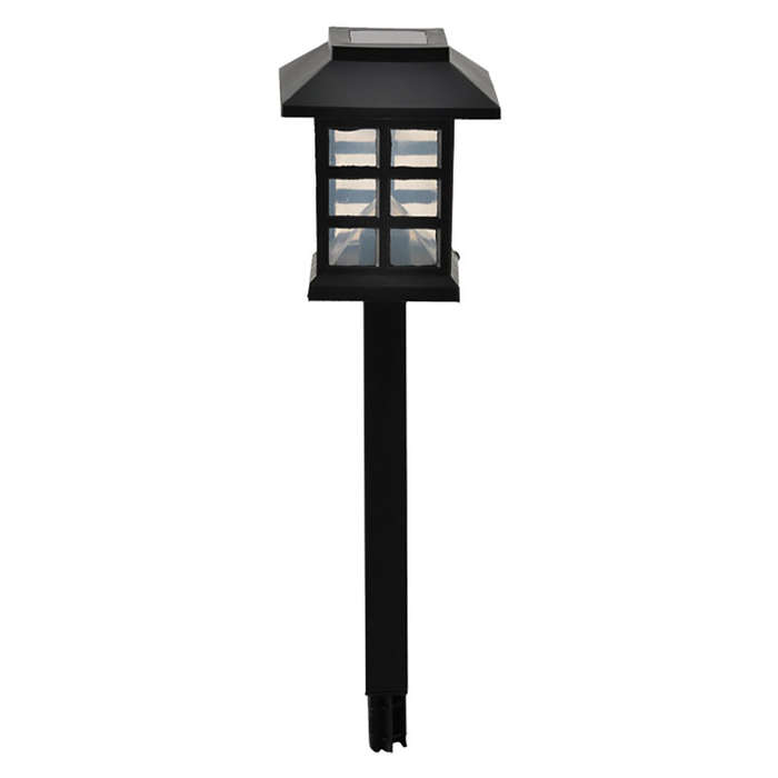 Garden Light - Outdoor Accessories - Solar - Plastic - Black - 2 Pack