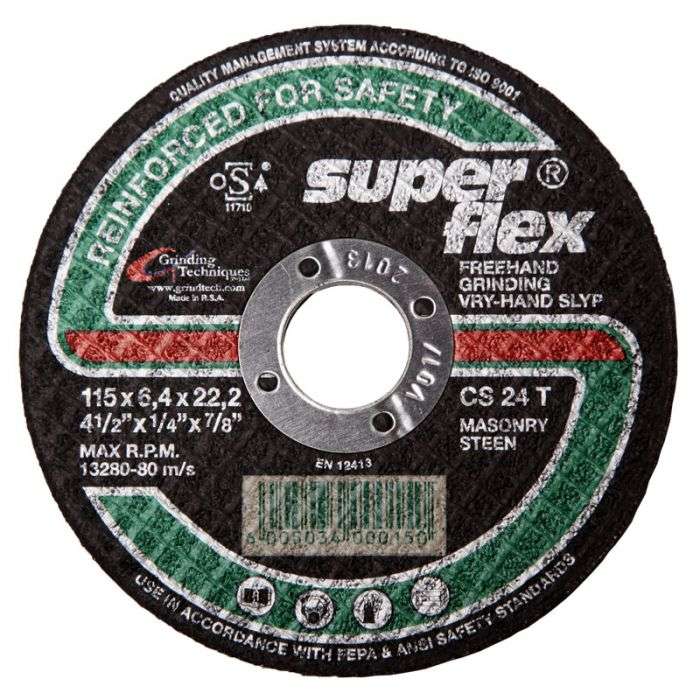 Superflex - Grinding Wheel Masonary 115X6X22.2 - 2 Pack