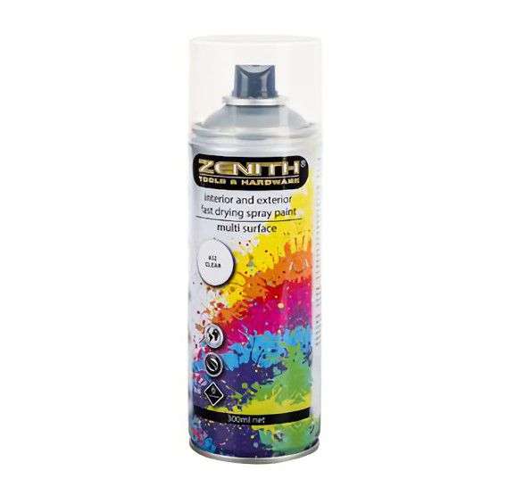 Spray-Paint Zenith 300ml Net Clear-Lacq - 2 Pack