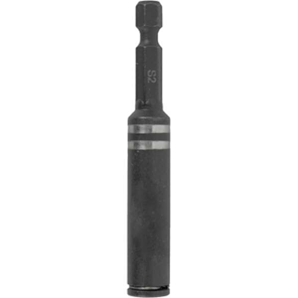 Impact Magnetic Bit Holder 1/4x76mm Carded - 2 Pack