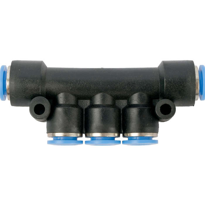 Aircraft - Pu Hose Fitting Manifold 8mm-8mm - 2 Pack