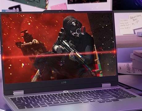 Demonstrates smooth and sharp visuals in fast-paced shooter gameplay.