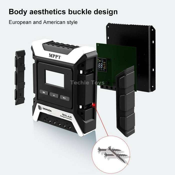 20A MPPT Solar Controller 12V / 24V / 48V Automatic Identification Charging Controller with Dual ...