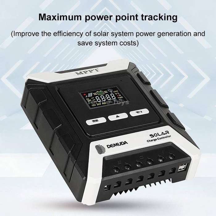 20A MPPT Solar Controller 12V / 24V / 48V Automatic Identification Charging Controller with Dual ...