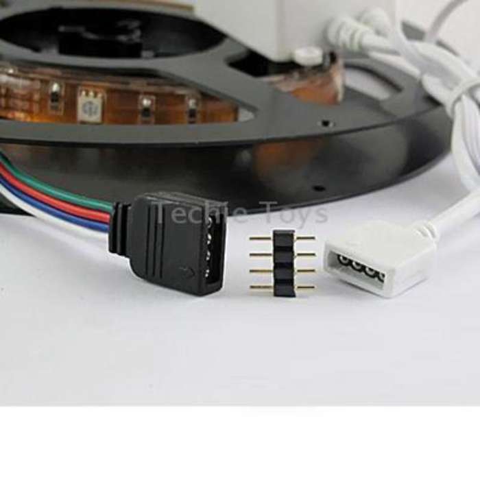 4 Pin Male Connector for RGB LED SMD Strip Light (100pcs in one packaging, the price is for 100pcs)
