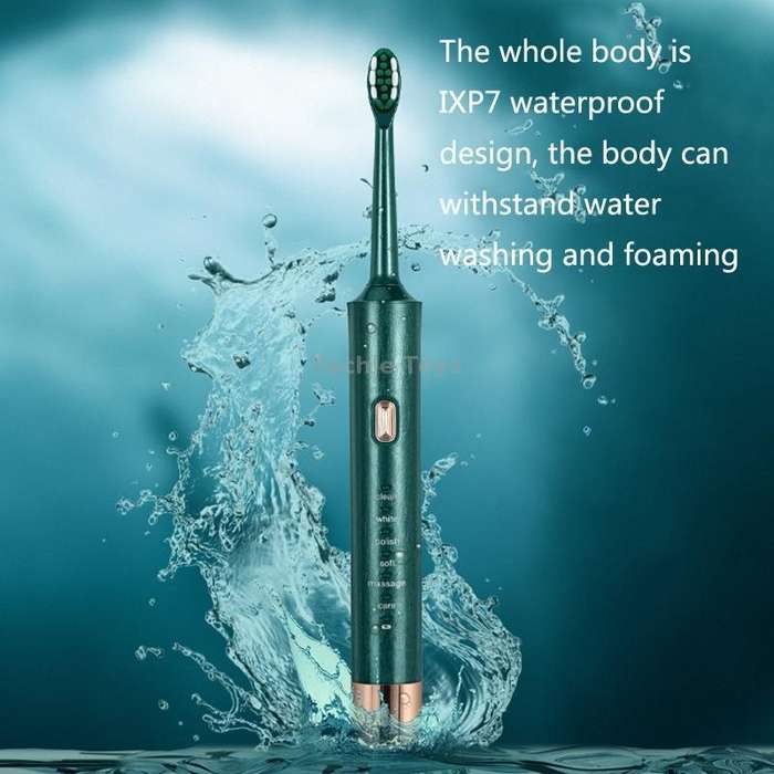 AW-175 Adult Household USB Sonic Electric Toothbrush Couple Toothbrush(White)