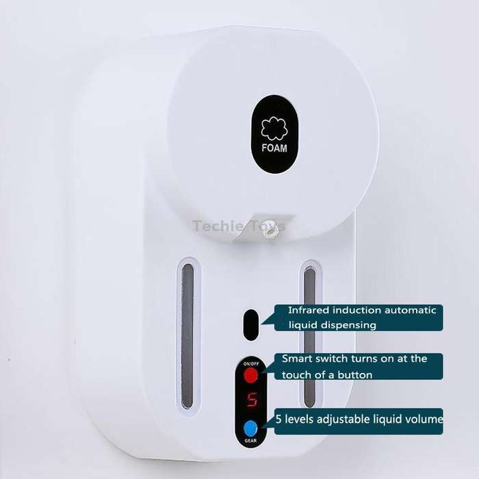 KLC-600 Automatic Induction Soap Dispenser Foam Hand Washing Device, Style: Battery Spray Version