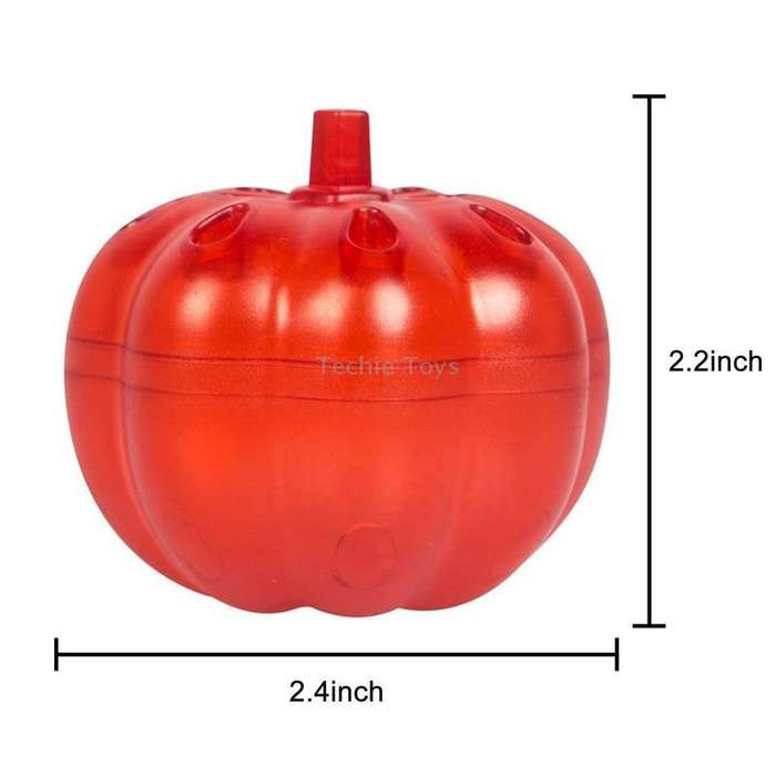 SK116 2pcs Small Pumpkin Fruit Fly Traps Fruit Flying Worm Catcher(Red)