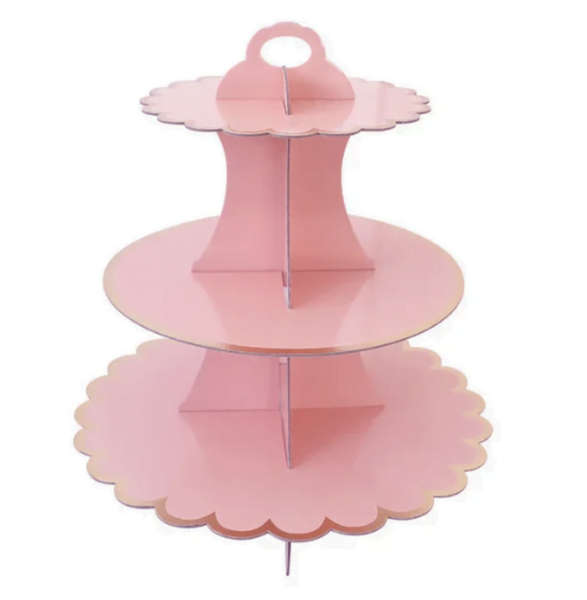 Plain Cupcake Stand - Pink