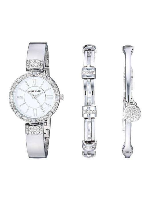 Anne Klein Watch Set Silver