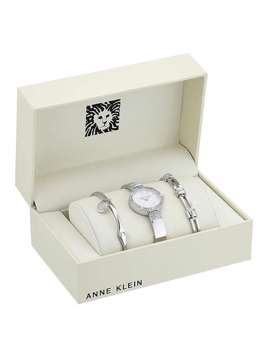 Anne Klein Watch Set Silver