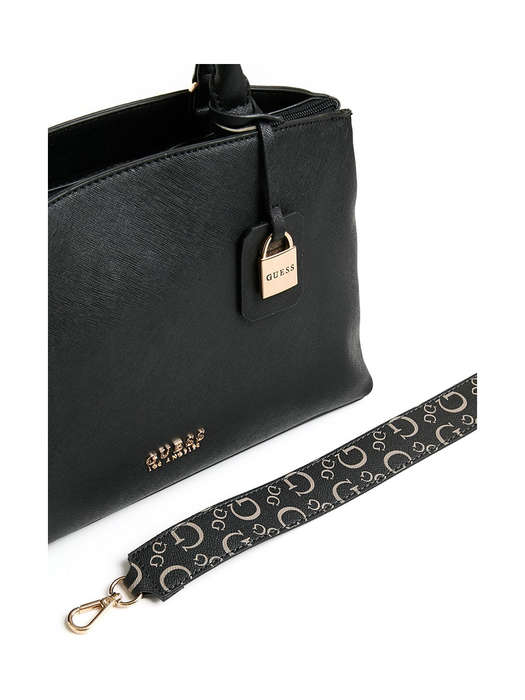 Guess Satchel Easley Black