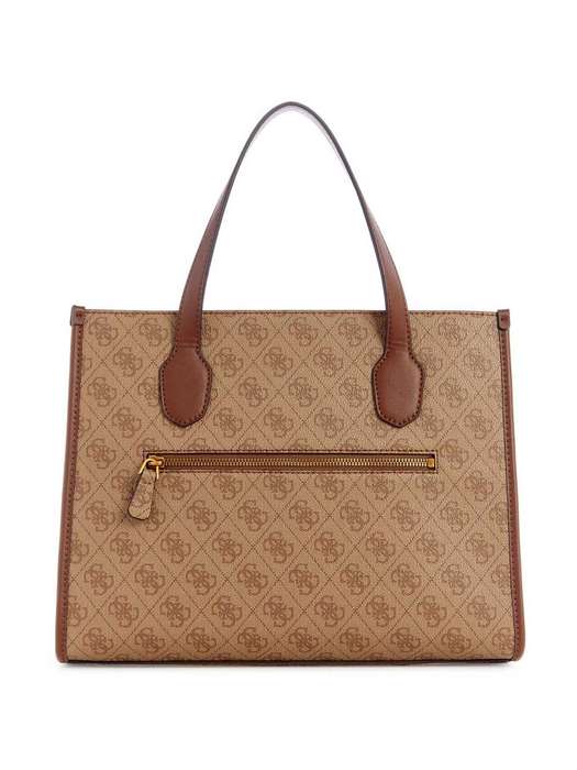 Guess Tote Izzy Latte Brown