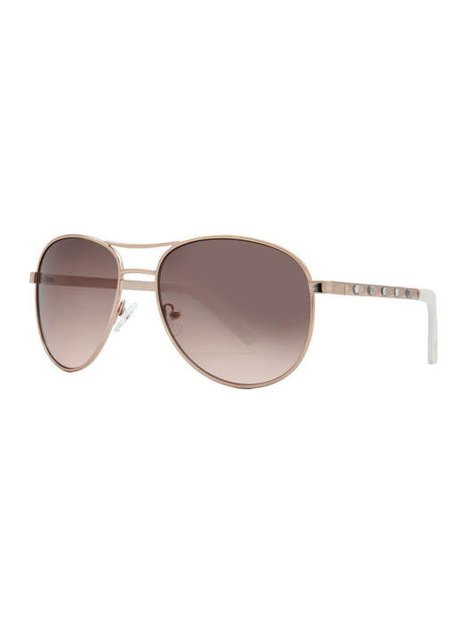 Guess Sunglasses Aviator Rose
