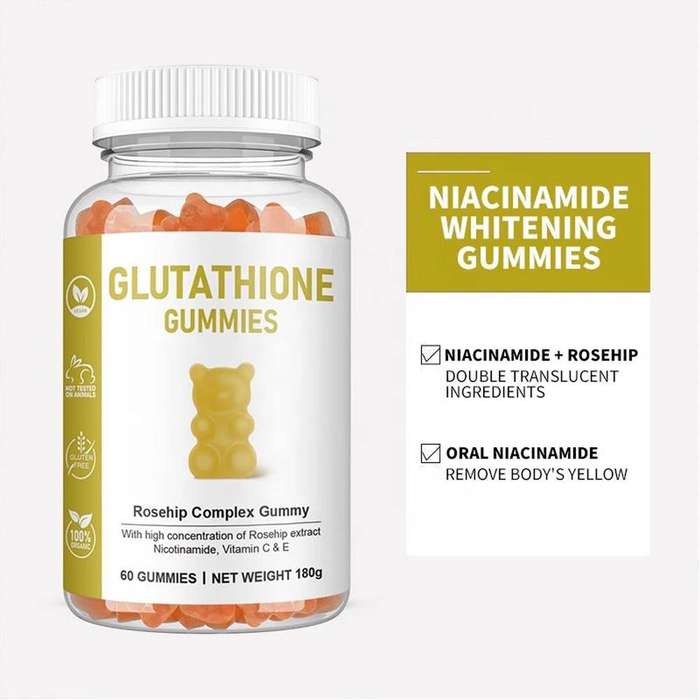 Glutathione Gummies  Antioxidant Support, 60 Gummies