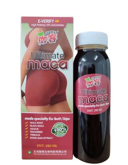 Ultimate Maca Liquid Drink  Natural Body Support Formula with Maca Root Extract
