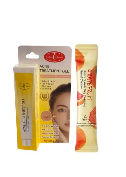 Aichun Beauty Acne Care Gel + Grapefruit Hand Cream