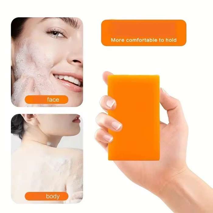 Kojic Acid Soap with Glutathione, Collagen & Vitamin C  Natural Brightening & Moisturizing Bar