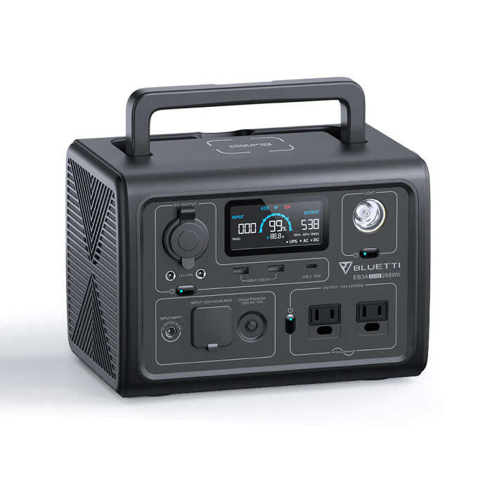 BLUETTI EB3A Portable Power Station lifep04 battery | 600W 268Wh