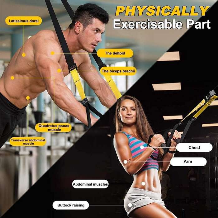 Bodyweight Training Straps Suspension System