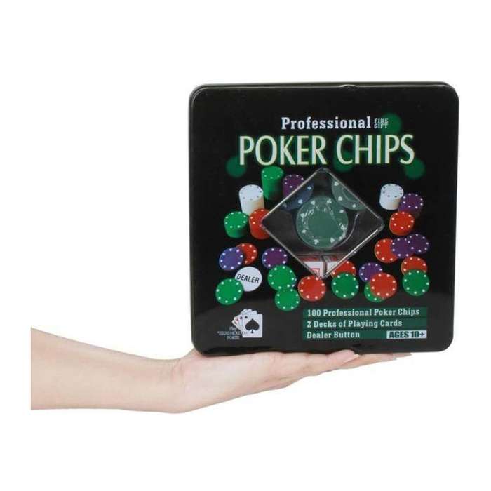 Professional Poker Chips Set 100 Pieces