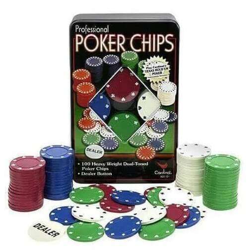 Professional Poker Chips Set 100 Pieces