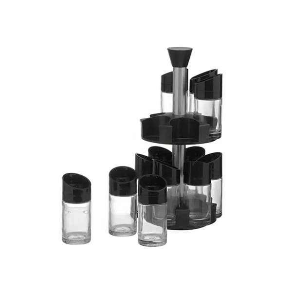 12 Pieces Double Layer Spice Rack Set