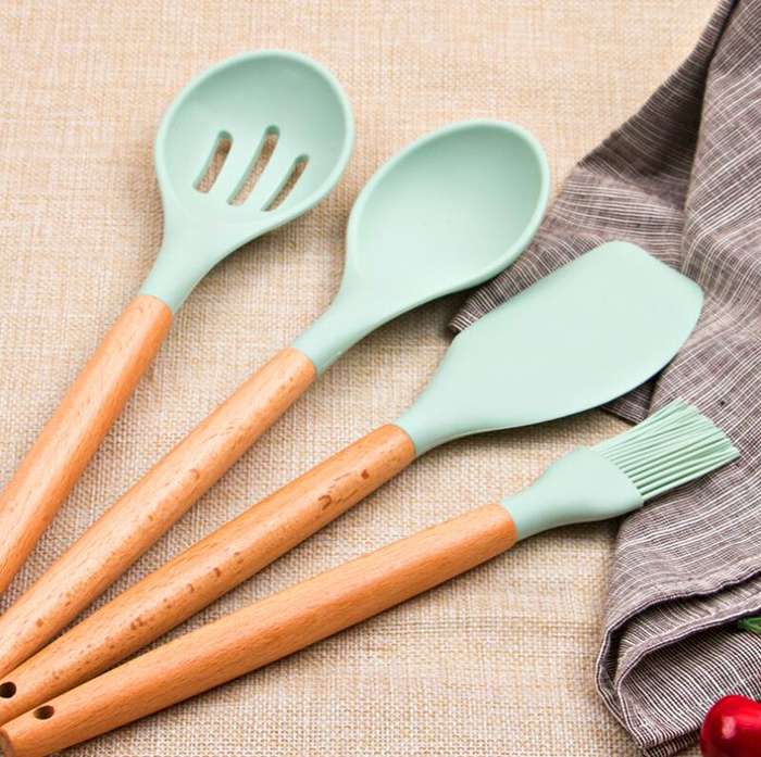 11 Piece Silicone Kitchen Utensil Set