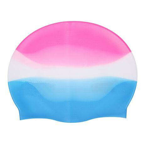 Multi-Coloured Silicone Swim Cap