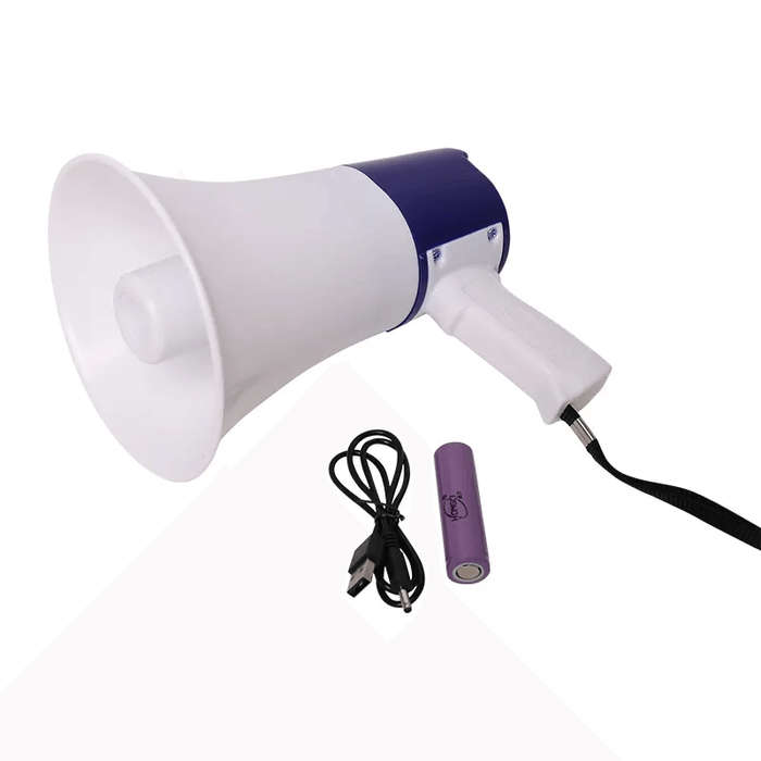 Hand-Held Loudspeaker Megaphone