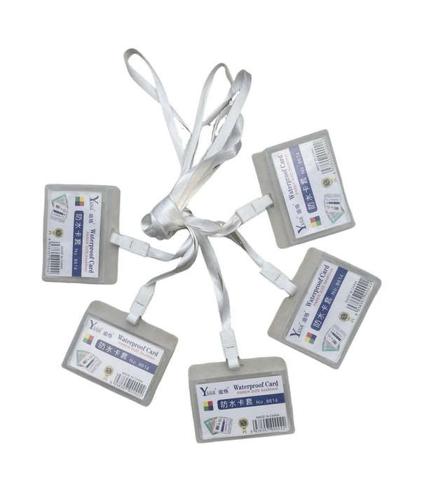 Portable Neck Strap Hanging Employee ID Card Holder