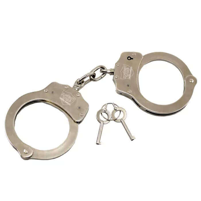 Heavy Duty Police Handcuffs with 2 Keys