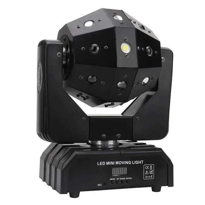 Disco Moving Head RGBW LEDs and Laser Light