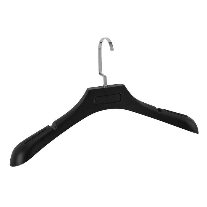 Wide Plastic Hanger with Anti Slip Surface