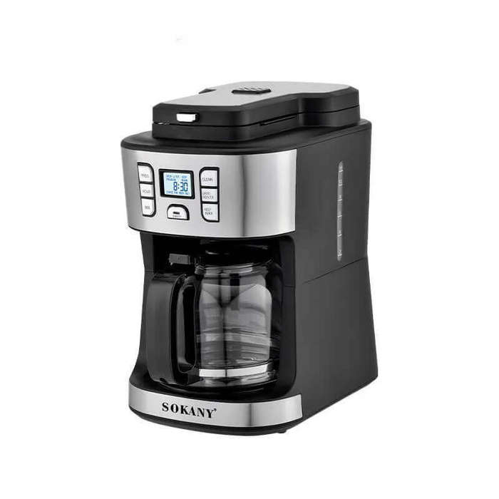 2 In 1 Automatic Drip All In One Bean To Cup Coffee Maker Grinder Machine